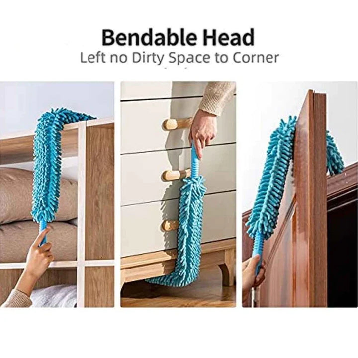 Fleksibel Mikrofiber Duster med Langt Håndtak Luvikno