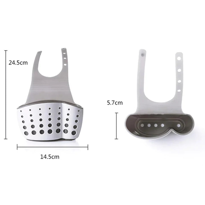 Vask Drenering Svamp Holder Tykk Silikon Bollehever