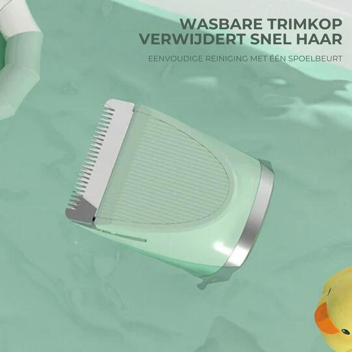 Luvikno | Tierpleieverktøy Groomilo 4-i-1 | Stille & Oppladbar | For Pels & Negler | Hvit-Grønn