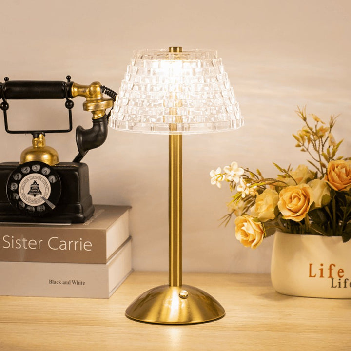 Luvikno | AuraGlow Bordlampe - Oppladbar LED-lampe med dimmefunksjon