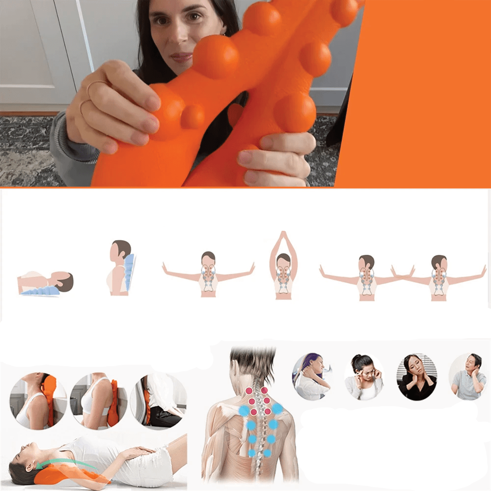 Luvikno | LuxuraCare Trigger-Massager | For smerteløs avslapning av rygg og nakke
