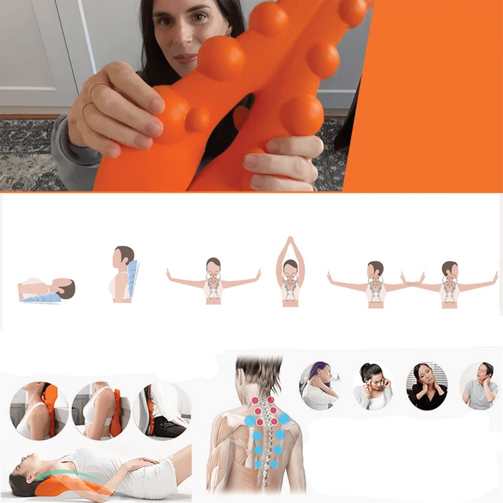 Luvikno | LuxuraCare Trigger-Massager | For smerteløs avslapning av rygg og nakke