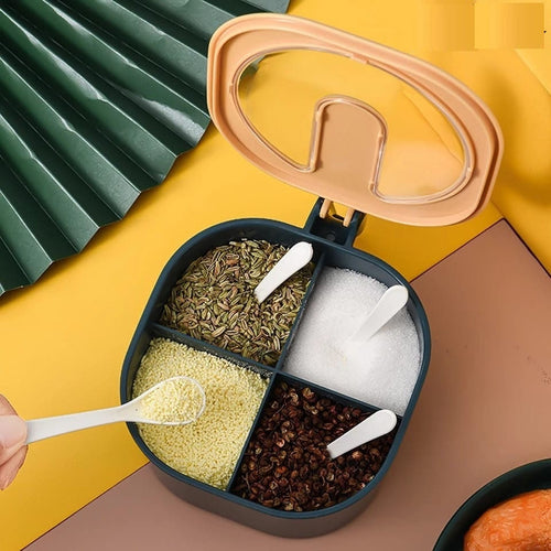 4 Partiotionskrydderlagringsboks Luvikno