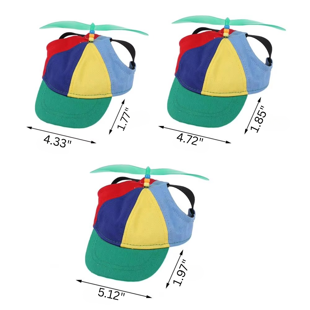 Fargerik Solbeskyttende Propeller Hundelue for Sommermoro Luvikno