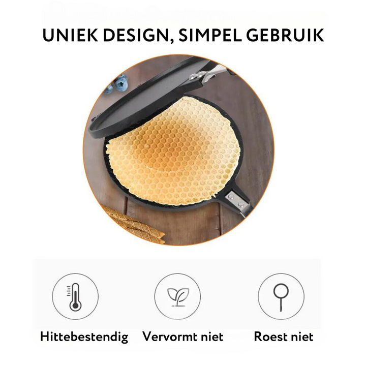 PerfectBake – Luksus Vaffeljern for Perfekte Vafler Luvikno