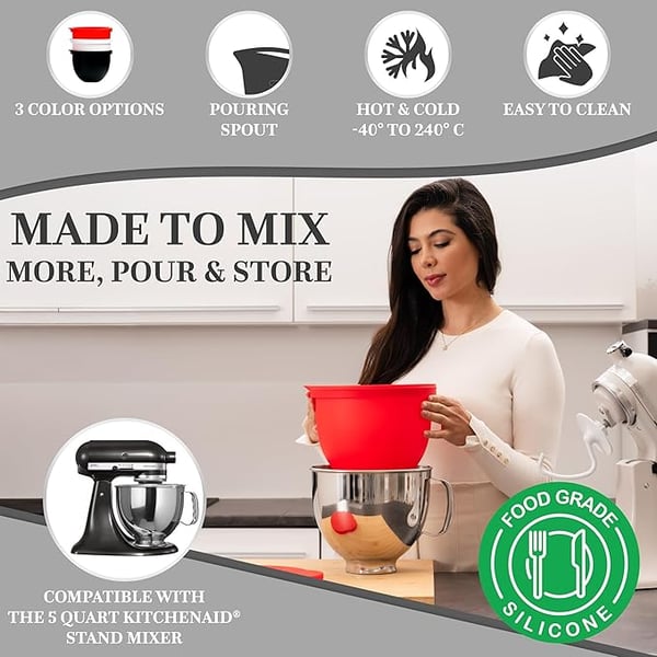 FlexiMix Silikonforing for KitchenAid Tilt-Head Mikser | Luvikno