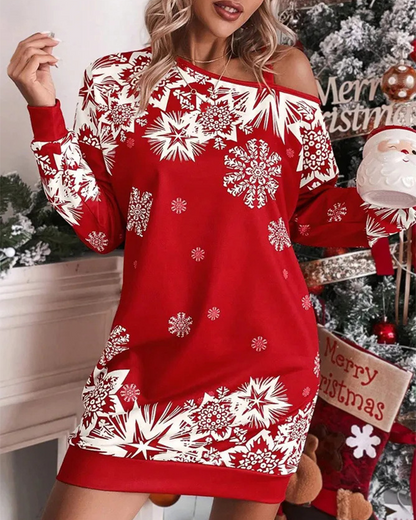 Luvik | Vinosa Olkapää Joulumekko