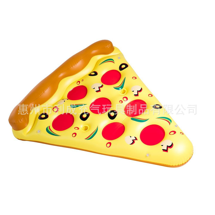 Kvinne oppblåsbar pizza lounger Luvikno