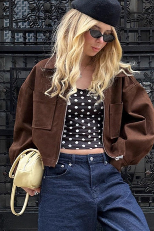 Luvik | Nappa skinn Oversized Vintage jakke