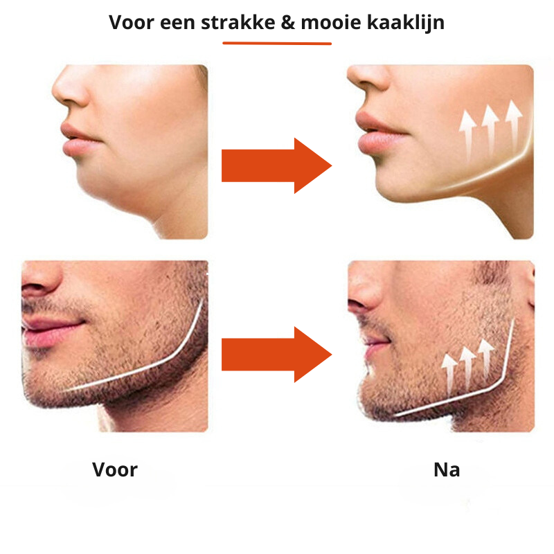 FaceTone Sculpt - Definer din Kjevelinje Naturlig Luvikno