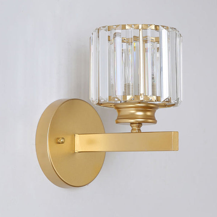 Krystallglass Vegglampe med Moderne Arm Design Luvikno
