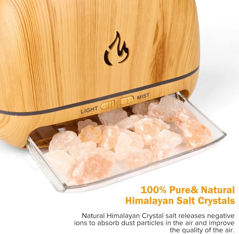 Woyuosn 3-i-1 Himalaya Salt Stein Duft Diffuser Bolleift