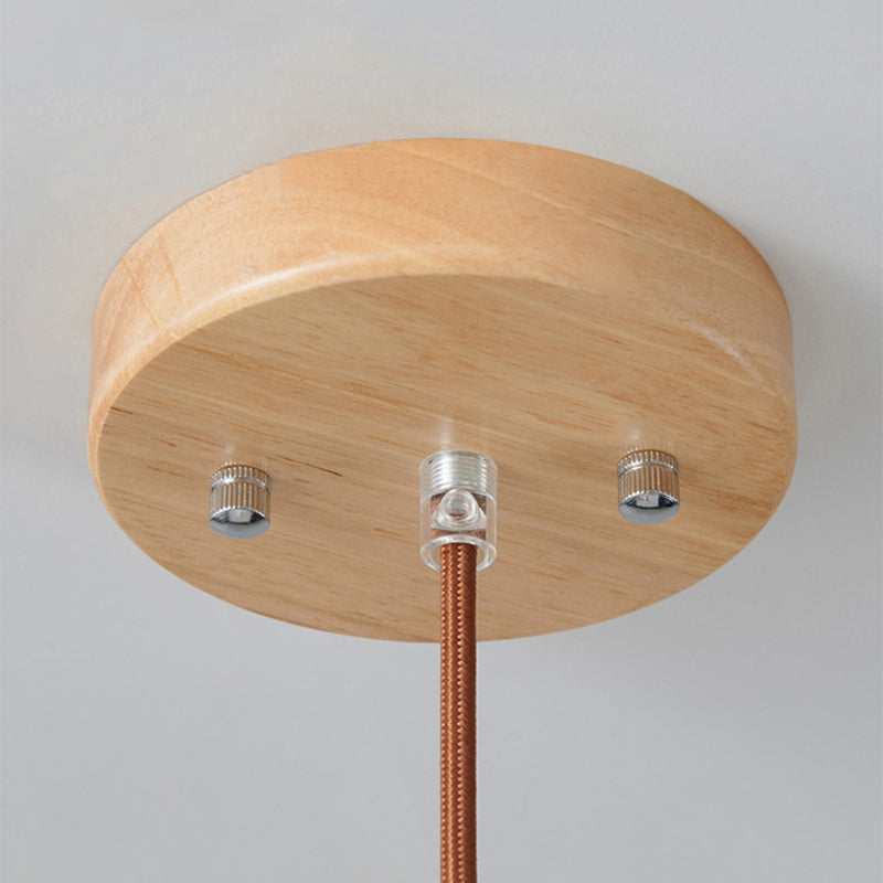 Luvikno | VintageLight - Stilig tre- og glasspendellampe