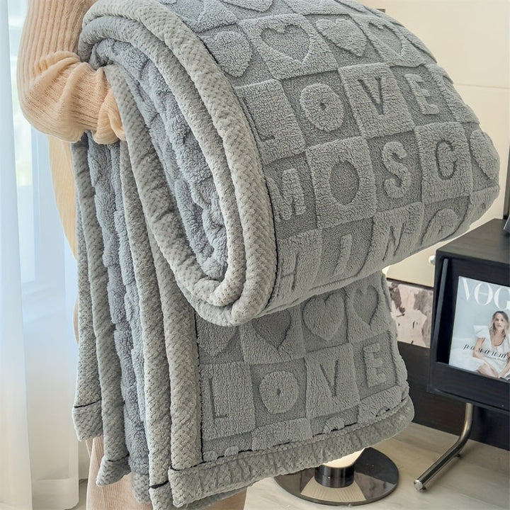 Luvikno | Stilfullt korallfleece-teppe for maksimal komfort