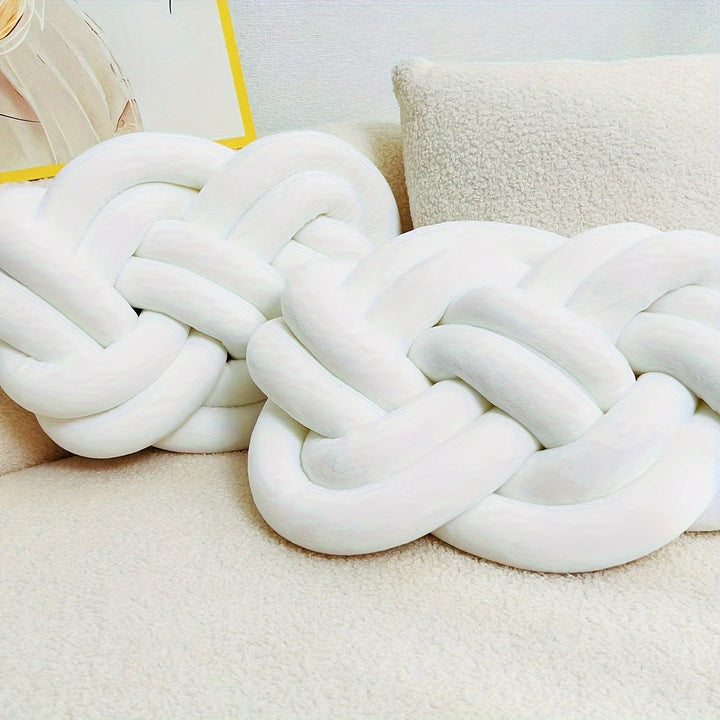 CozyPlush Set med 2 Plush Dekorative Puter – Myk Eleganse for Ditt Hjem Luvikno