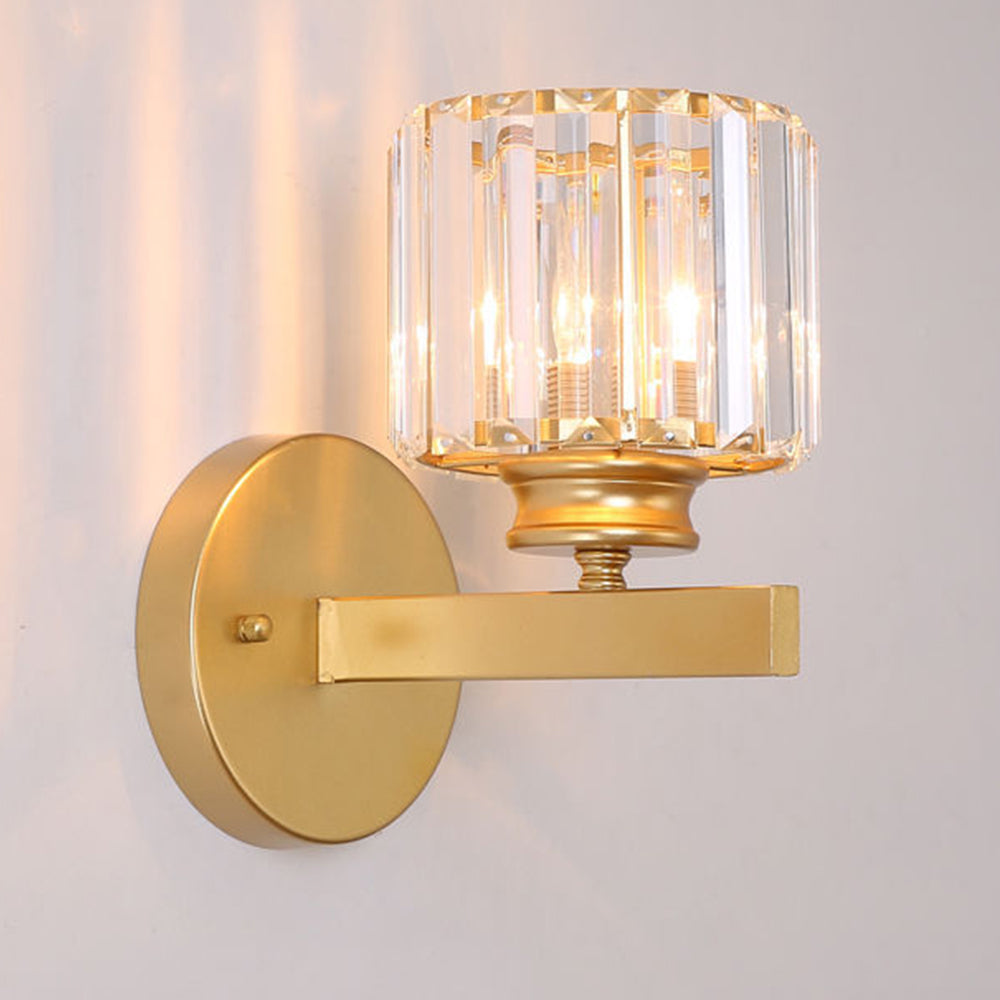 Krystallglass Vegglampe med Moderne Arm Design Luvikno
