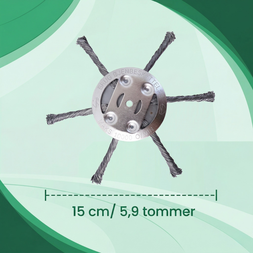 CutForge™ Trimmer Erstatningshode laget av Ståltråd | Luvikno