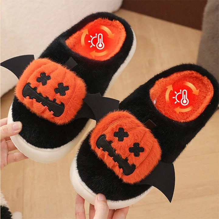 Halloween tøfler – Varme sklisikre tøfler med cartoon-design | Luvikno