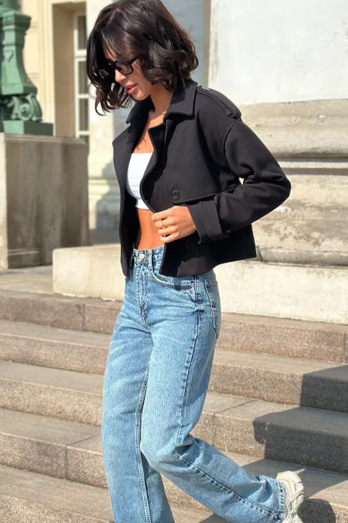Luvik | Trench-stil kort jakke