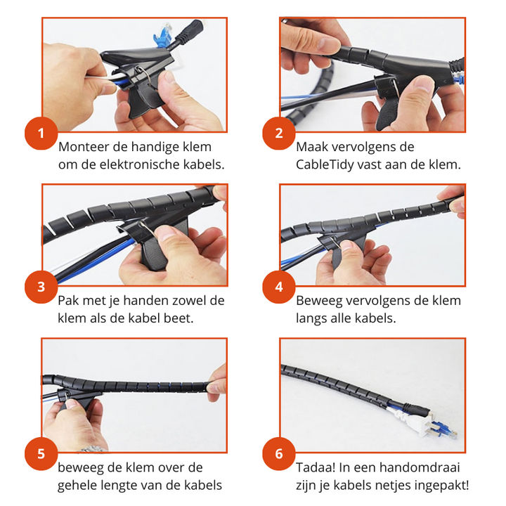 CableTidy – Løsning for Kabler og Rot Luvikno
