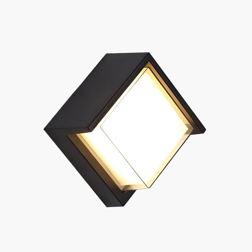 Bevegelsessensor utendørs vegglampe – Moderne aluminiumdesign | Luvikno