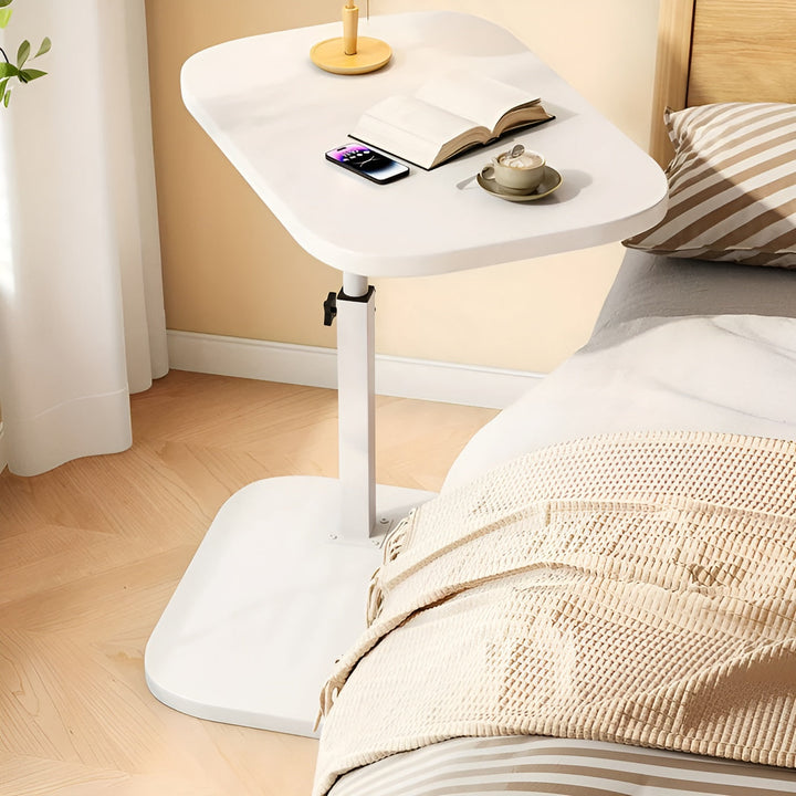 Justerbart Sidebord – Praktisk og Plassbesparende | Perfekt for Sofa og Seng | Luvikno