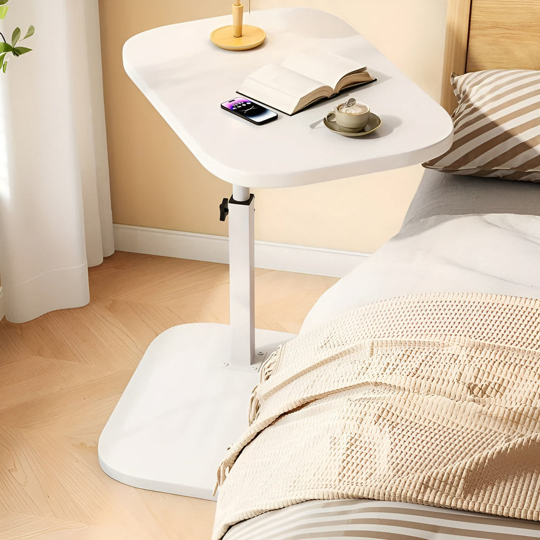 Justerbart Sidebord – Praktisk og Plassbesparende | Perfekt for Sofa og Seng | Luvikno