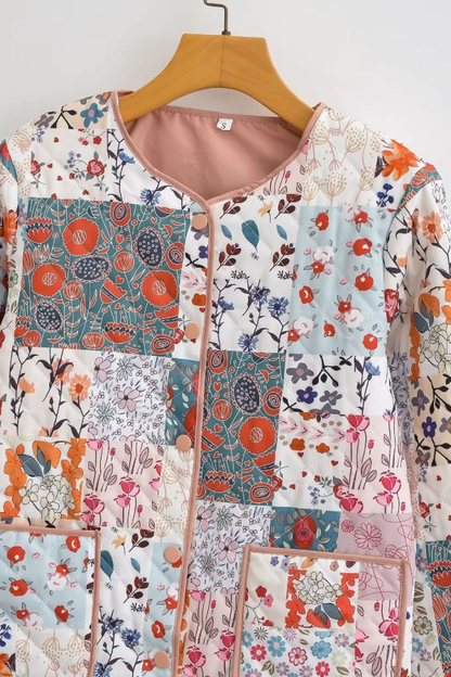 Luvik | Tulostettu puuvillatakki