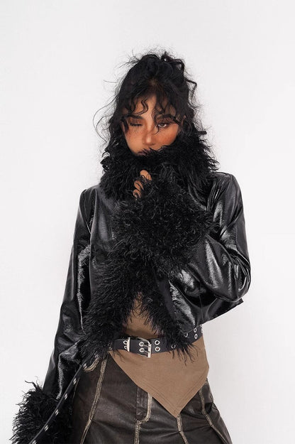 Luvik | Tyylikäs Kiiltävä Takki