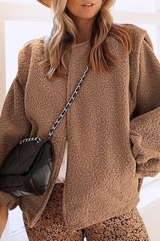 Luvik | Sametti PalloHiha rento löysä takki