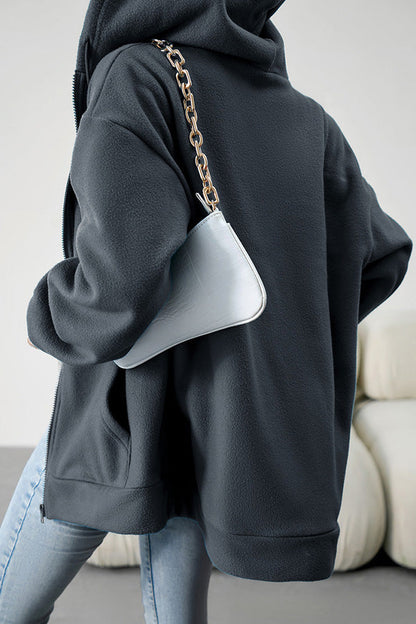 Luvik | Rento neule kardigan hupparilla