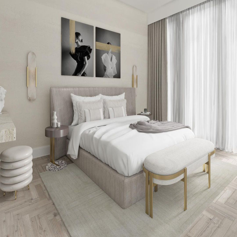 Moderne marmor vegglys - Elegant veggarmatur | Luvikno