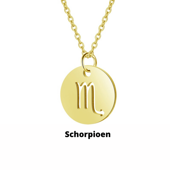 Zodiac Necklace | Bærekraftig rustfritt stål, forblir strålende! Luvikno