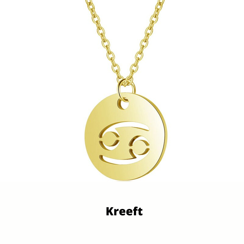 Zodiac Necklace | Bærekraftig rustfritt stål, forblir strålende! Luvikno
