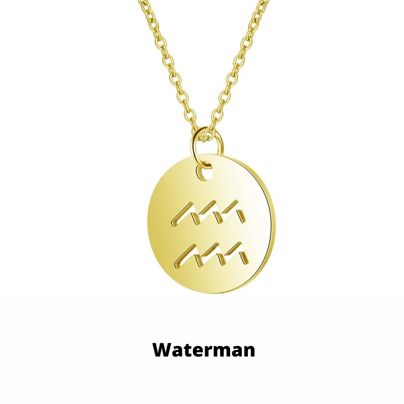Zodiac Necklace | Bærekraftig rustfritt stål, forblir strålende! Luvikno