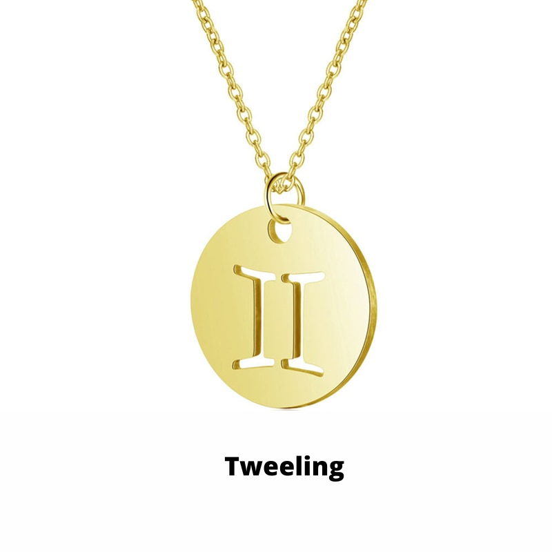 Zodiac Necklace | Bærekraftig rustfritt stål, forblir strålende! Luvikno