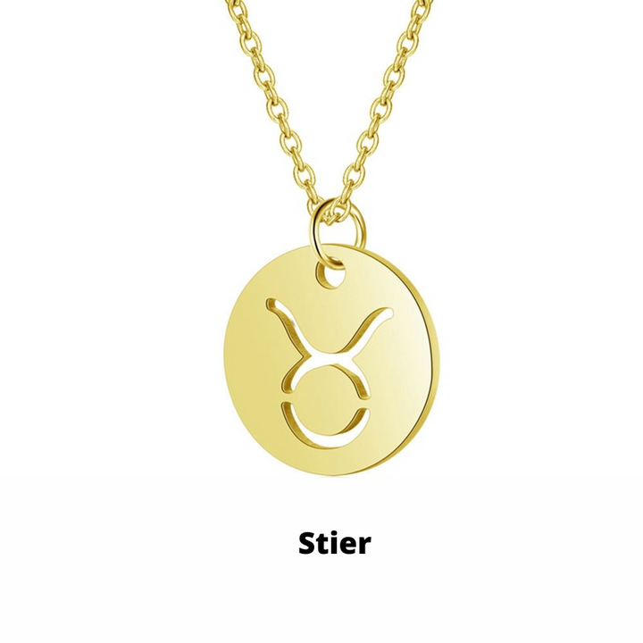 Zodiac Necklace | Bærekraftig rustfritt stål, forblir strålende! Luvikno