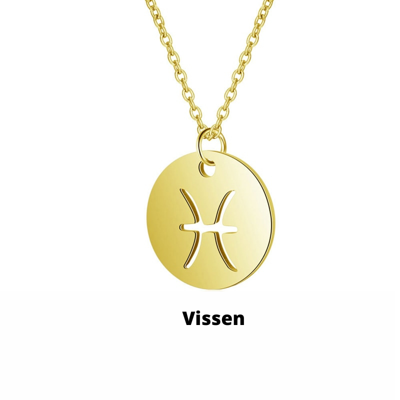 Zodiac Necklace | Bærekraftig rustfritt stål, forblir strålende! Luvikno