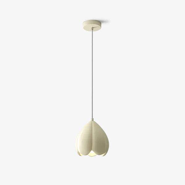 Luvikno | FlowerGlow Pendant - Elegant kremfarget pendant for varme atmosfæriske interiører