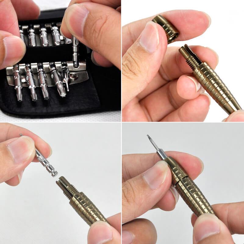 Ciaovie Mini Kit for Precision Screwdriver Repair Tools (25 deler) | luvikno
