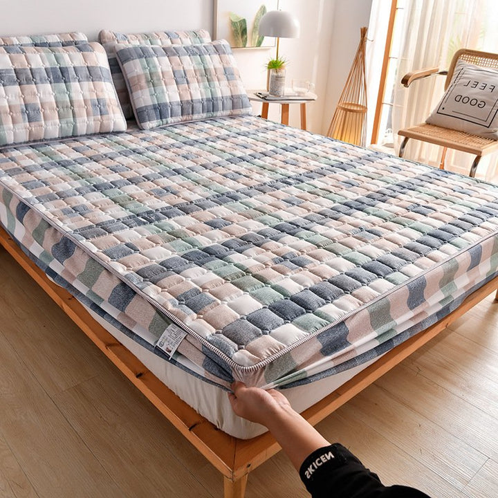 Luvikno | CushioGuard Silk Madrassbeskytter | Pustende og luksuriøs beskyttelse for madrassen din
