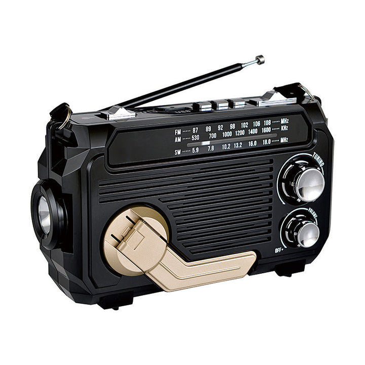 Solenergidrevet radio for camping | Luvikno