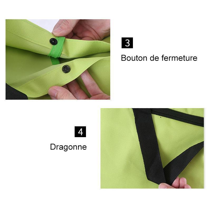 Foldbar Handlebag med Hjul | Luvikno