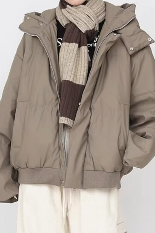 Luvik | Kauluskorkea kauluksellinen untuvapusero