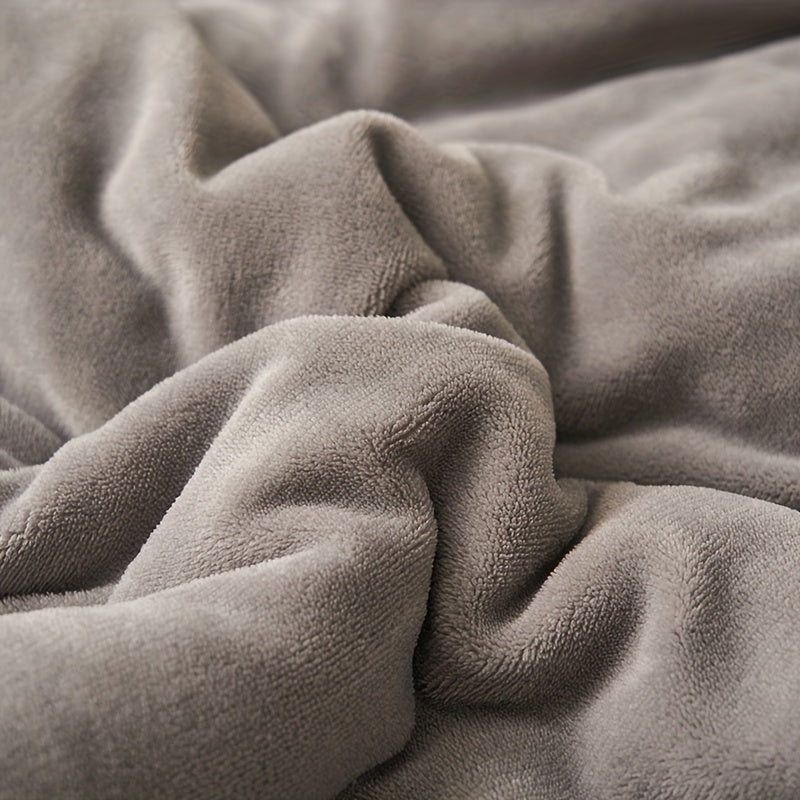 CozyWarm - Luksus Melk Fleece Teppe Dobbel Lag Luvikno