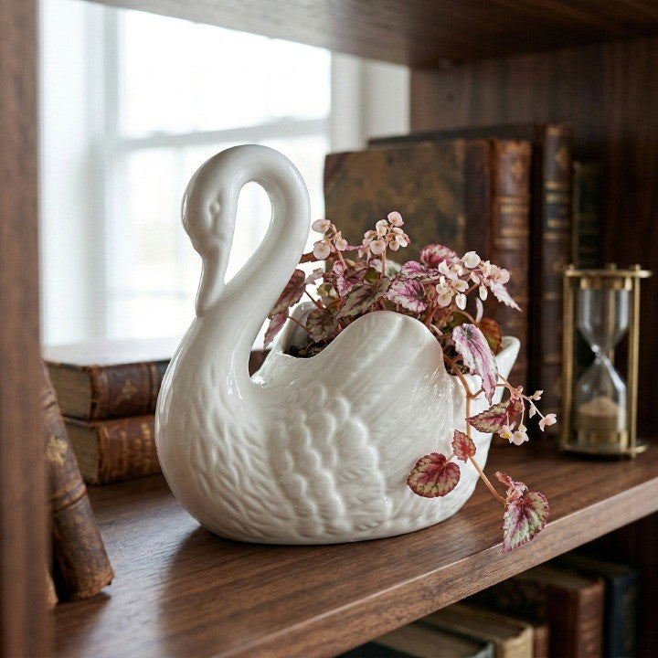 Swan Minimal Keramisk Potte | Luvikno