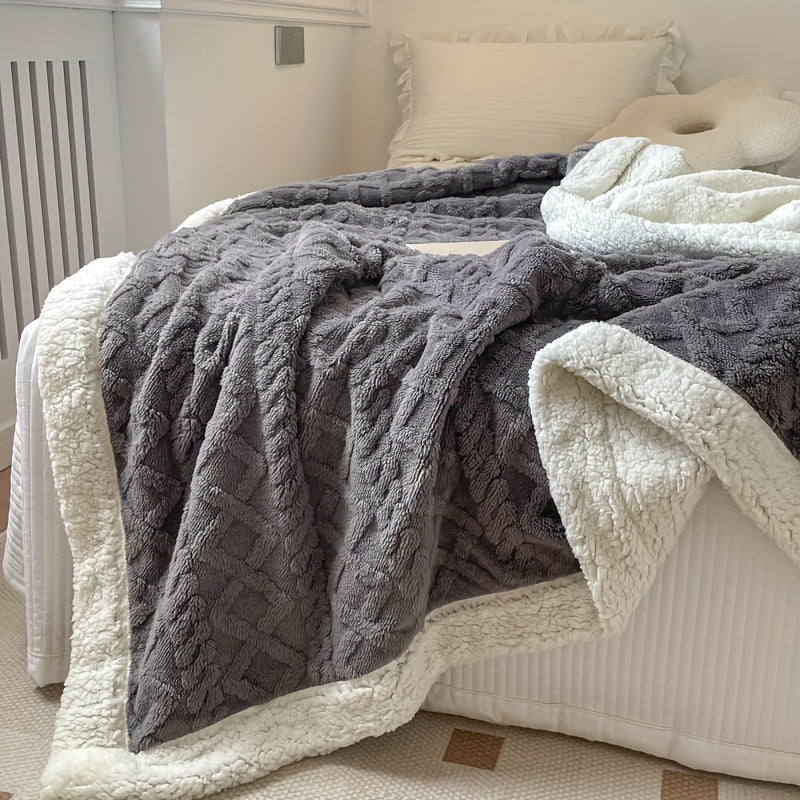 Luvikno | Stilig Vendbar Fleece Teppe for Ultimat Komfort og Varme