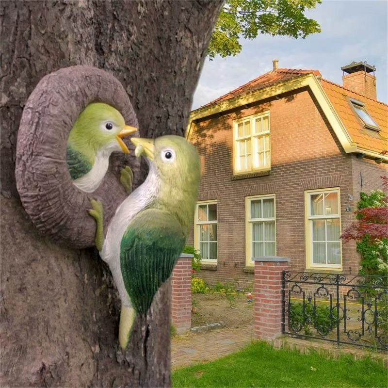 Lovebirds Tree Hug Wall Hanging Decor | Luvikno