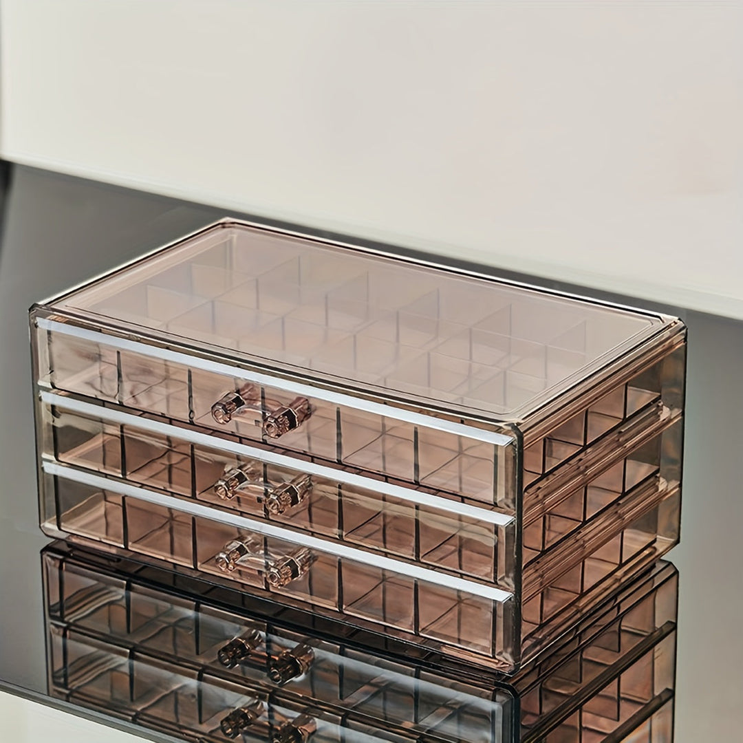 EleganceBox - Luksus Smykke Organizer med 72 Rom Luvikno
