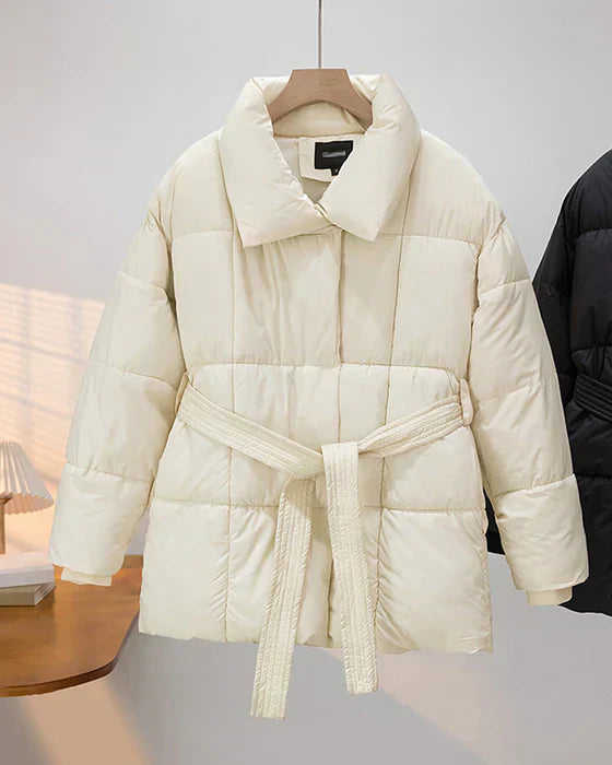 Luvik | Yksivärinen vuorattu takki